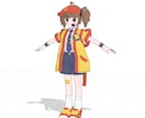 フルスクラッチ3Dキャラクターを制作します Vtuber等で使用できる3Dキャラクター制作 イメージ3