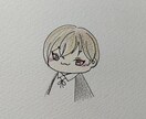 ミニキャラ作成します 自分の好きなアニメキャラ、人物の約2等身サイズイラスト イメージ1
