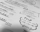 手書きのメニューでお店らしさを大切に描きます 飲食のメニューは手書きの良さで変わります。 イメージ4
