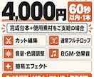 素材持込・丸投げ対応のショート動画を制作します 4,000円で高品質。AI生成動画まで必要な分を追加できます イメージ2