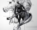 イラスト・クリーチャーデザイン制作します ダークファンタジーな世界観カタチにします！ イメージ10