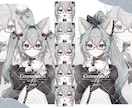 等身・SD立ち絵イラストを制作します Vtuber様、配信者様、OC制作など立ち絵が必要な方へ イメージ2