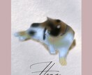 ペット似顔絵☆ロゴ付☆データ2種類！作ります 「リアル＆ほんわか＆可愛いっ」に「ゆるロゴ」まで付いちゃう イメージ6