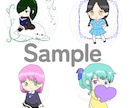 ゆるいちびキャラ描きます オリキャラのＳＮＳアイコンやグッズ作成したい方に。 イメージ2