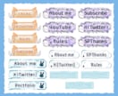 オリジナルTwitchパネル4枚セットを制作します 修正無制限！個性的なパネルでチャンネルを彩ろう イメージ3