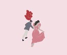 淡い雰囲気の似顔絵描いています wedding、お子様や家族との思い出描きます イメージ6