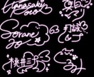 最安値でゆめかわいい手書きサインを制作します あなただけのオリジナルサイン！商用利用可能です！ イメージ1