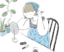 温かみのある線画イラスト描きます 人物、動物、植物、食物など…線画で描きます。商用込み。 イメージ5