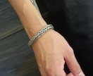経年変化する格好良いシルバーブレスレットを作ります 原宿でジュエリー職人として働いていた職人が製作します イメージ6