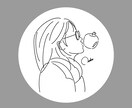 最短1日納品　写真からおしゃれな線画作成します 自然な表情を線画に。SNSアイコンにも。 イメージ8