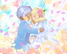 お好みのキャラクターイラスト描きます 絵柄や塗りは職業柄ある程度変える事が可能 イメージ2