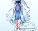オリジナルキャラクターの立ち絵を制作いたします 透明感のある塗りとファンタジー系デザインが得意です。 イメージ2