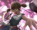 二次創作の美少女の一枚絵を描きます 駆け出しのため4000円で一枚絵を描きます イメージ2