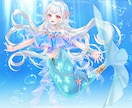 立ち絵・三面図・一枚絵など制作いたします ✧キャラクターデザイン、衣装デザインも承ります✧ イメージ7