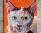 油彩画　ペット・ご家族の似顔絵を色鮮やかに描きます 自由な色彩で、愛するペットやご家族を鮮やかに表現します！ イメージ2