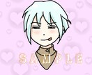 かわいいデフォルメの絵を描きます アイコンにぴったりのかわいい絵を描きます！ イメージ3