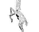 ペン画イラストを提供します ボールペンで描く独創的な世界観を描きます イメージ1