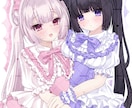 萌え系イラストをお描きします snsの活動やグッズなどにට ̫ට ♡♡ イメージ2