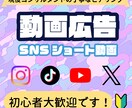 SNS用ショート広告動画作ります SNSで広告を出したいけど誰に頼めばいいかわからないあなたへ イメージ1
