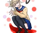 一枚絵 アイコン キャラクターなどを製作いたします 幅広いイラスト調で描かせていただきます。 イメージ6