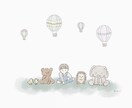 お子様のふんわりしたイラストを描きます 送っていただいた写真を参考に世界で一つのイラストを描きます！ イメージ5