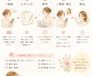 やさしい水彩風SNSアイコンを作成します 女性らしく、やさしい印象のアイコンを制作します イメージ5