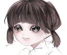 透明感があるイラストをえがいています 髪の毛の塗りにこだわっています イメージ4