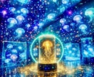 幻想的でキラキラ輝くアート画像を制作します 見る人の心を惹きつける幻想アートキラキラ輝く夢のような世界 イメージ7