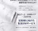 富裕層に向けて「手書きDM」で営業活動できます 富裕層データ選定・提供 × 手書き代筆 × 封書発送 イメージ1