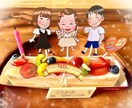 毎月のお誕生日会を特別な時間に変身させます 会社やお友達とのお祝い用に似顔絵をトッピングしませんか？ イメージ4