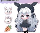 商用利用OK！きらきら瞳のかわいい絵を制作します アイコンや配信素材にぴったりのイラストをお届けします！ イメージ7