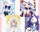 一枚絵制作します 一目でかわいいお顔・服・大得意！！ イメージ4