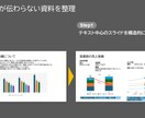あなたのパワポ資料を「伝わる」デザインにします パワポ資料3枚を綺麗に整えます!原稿だけでOKです! イメージ3
