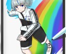 イラスト製作◆かわいく、カッコよくを実現します 一次・二次創作◎観賞用、ヘッダー、表紙やポスターなどにも イメージ2