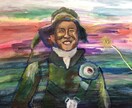 あなたの大切な人、ペットの肖像画、似顔絵描きます 貴方の大切なあの人の命の輝きを遺します。 イメージ6