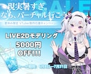 Live2Dモデル専用、高品質モデリングを承ります 実績豊富　AnimazeやVtubeStudioなど対応可能 イメージ1