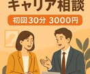 キャリア相談／面接対策（30分)いたします 大手人材会社での課長職の経験から今後のキャリアを的確に支援！ イメージ1