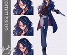 TRPG用立ち絵製作いたします 一目であなたの子だと分かる！がモットーです イメージ4