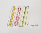 思わず食べたくなるようなフードイラストを描きます 雑誌の挿絵やメニュー、プレゼントなどに最適！ イメージ5