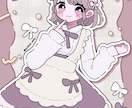 かわいい立ち絵イラストを低価格で描きます TRPG、創作、Vtuber等OK！キャラデザもします！ イメージ6