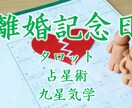 リスタート占い　『離婚』記念日おしえます 離婚。ネガティブからポジティブへ。アドバイスします。 イメージ1