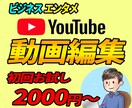 YouTube向け★動画編集代行承ります ビジネス系・エンタメ系動画の編集を行います！ イメージ1