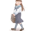 やさしいタッチで絵本挿絵、イラスト制作します 動物から人物まで丁寧に描きます イメージ9