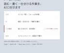 読む・書く・仕分ける作業をAIに任せます 「AIで何かできないか」を1つの仕組みにして納品します イメージ1