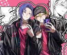 女性キャラ、男性キャラなどを描きます 女性や男性、背景を中心としたアイコン、立ち絵、サムネ絵など イメージ7