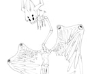 3つ3000円で異形系のラフデザイン案を描きます 一体一体個性的で唯一なキャラデザ案を制作します。 イメージ1