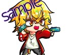 ポップでかわいいミニキャラを作成します 【デフォルメ】商用利用OK！ただいま表情差分無料！ イメージ7