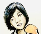 筆ペンで推しキャラとのツーショットアイコン描きます 好きなキャラとのツーショットの和のアイコンはいかがですか？ イメージ2