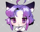 個性抜群！❤︎可愛いデフォルメアイコン描きます ✝️派手な色彩とちょっぴり闇を感じる可愛さ✝️ イメージ2