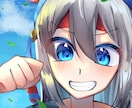 綺麗な瞳✨のイラスト描きます 用途に見合ったかわいいキャラクターお描きします！ イメージ1